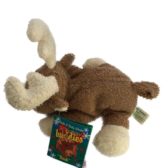 Bath Body Works Scrubby Buddies "Buck" the Reindeer Scrubbing Loofah 9" - Picture 5 of 9